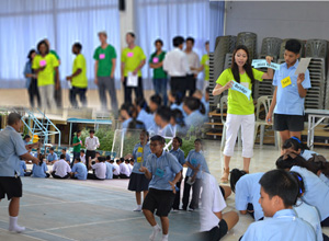กลุ่มสาระฯภาษาต่างประเทศโรงเรียนแจงร้อนวิทยาได้จัดกิจกรรม ค่าย English camp ASEAN Traditional Games 4-5 July 2013