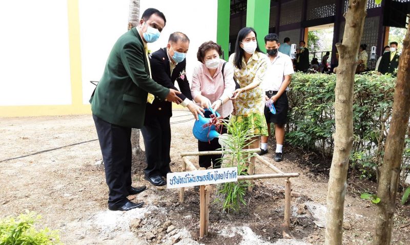 พิธีทำบุญทอดผ้าป่าเพื่อการศึกษาโรงเรียนเทพศิรินทร์ ชลบุรี (อุทกฯ อุปถัมภ์)